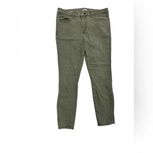 Women’s Green Faded Sonoma Skinny Denim Size 14